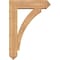 Ekena Millwork Thorton Arts and Crafts Smooth Bracket w/ Offset Brace, Western Red Cedar, 7 1/2"W x 28"D x 40"H BKT0806X28X40THR03SWR - alternate 2